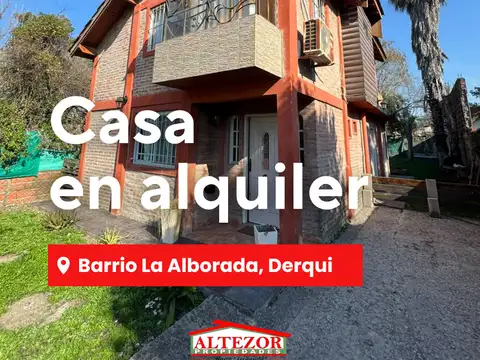 Casa en alquiler en Barrio La Alborada, Presidente Derqui.