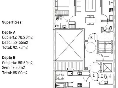 Departamento en Venta de 2 dormitorios