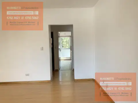 Departamento 2 ambientes con 1 baño