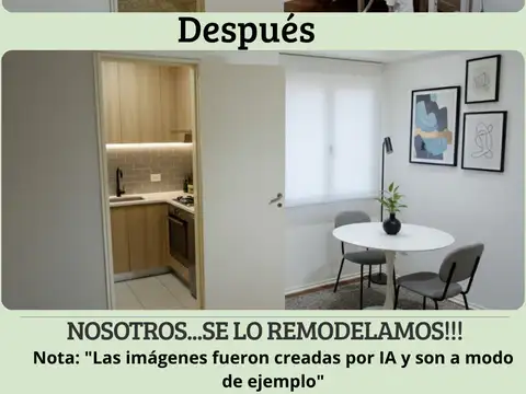 Departamento en Venta de 2 ambientes