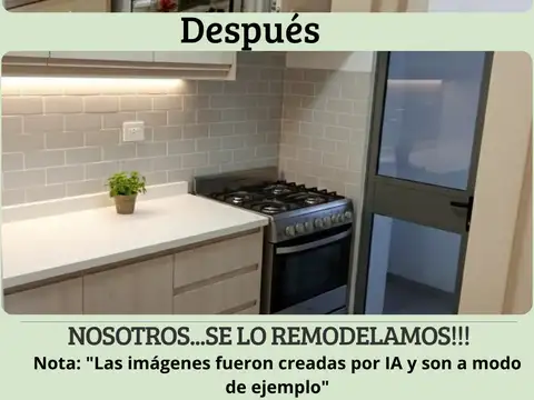 Departamento en Venta de 1 dormitorio
