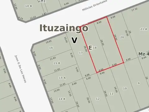 Terreno en Venta, FOS 0,6