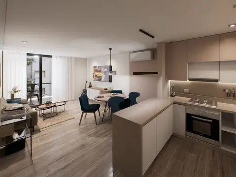 Departamento Monoambiente con 1 baño