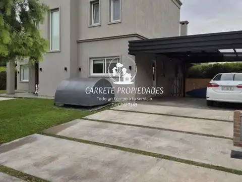 Casa en venta de 5 ambientes y pileta. Barrio El Cantón. Escobar 100