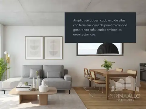 Departamento 3 ambientes con 1 baño
