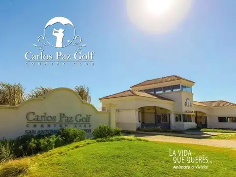 VENTA TERRENO LOTE CARLOS PAZ GOLF 995m2