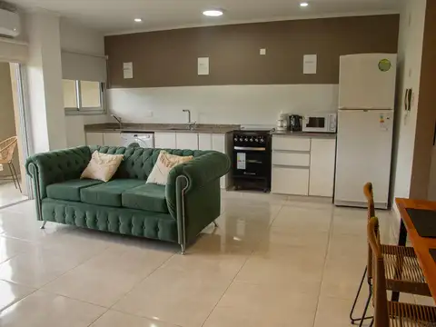 Departamento 2 ambientes con 2 baños