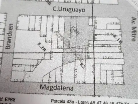 IMPORTANTE LOTE A MTS DE MITRE VILLA DOMINICO 2200 M2