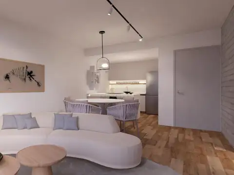 Departamento 2 ambientes con 1 baño