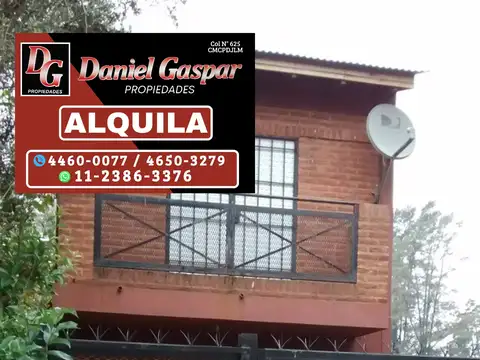 ALQUILER - DUPLEX 3 AMB. COCHERA Y PATIO - IMPECABLE 