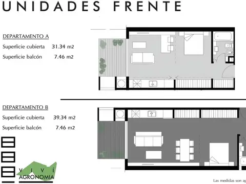 Departamento en Venta de Monoambiente