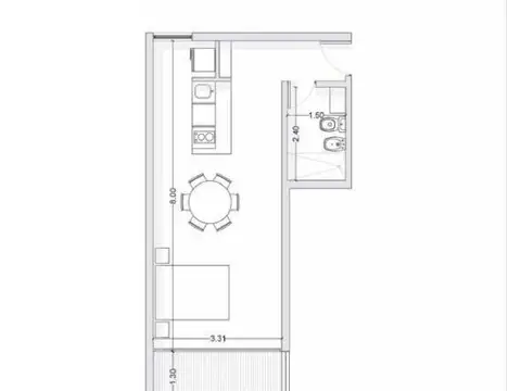 Departamento en Venta en La Plata, USD 74.000