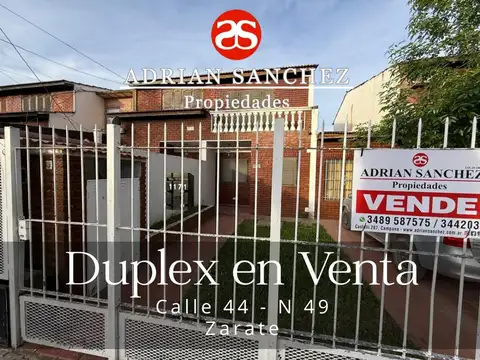 ¡Oportunidad, Dúplex completo con parrilla y quincho!