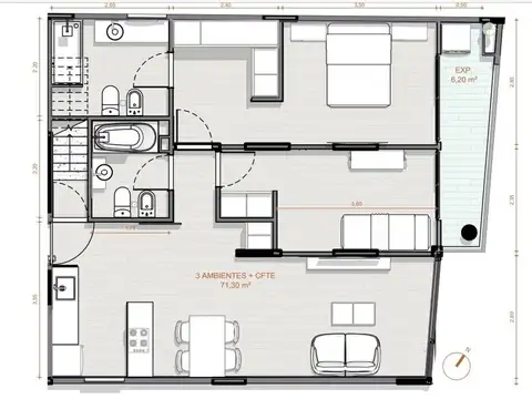 Departamento en Venta A Estrenar