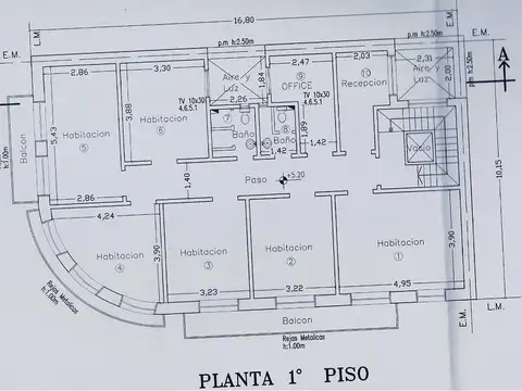 Libertad 100, Piso 1