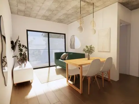 Departamento Monoambiente con 1 baño