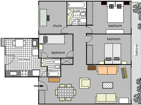 Departamento en Alquiler Temporal en Recoleta, USD 2.600
