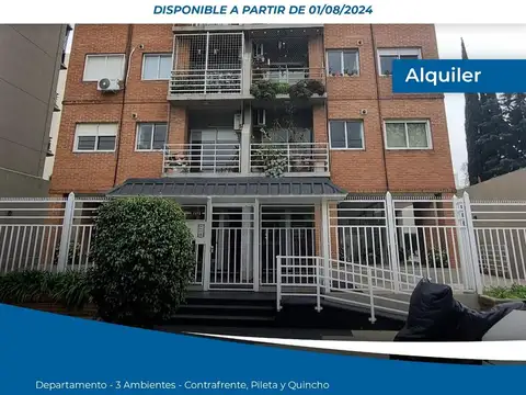 Depto 3 ambientes Contrafrente Amenities
