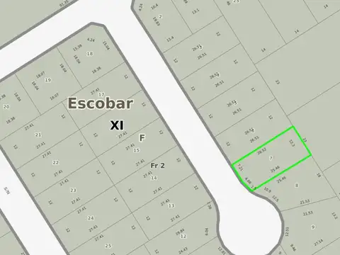 Calle a ceder y Manantial Lote 7