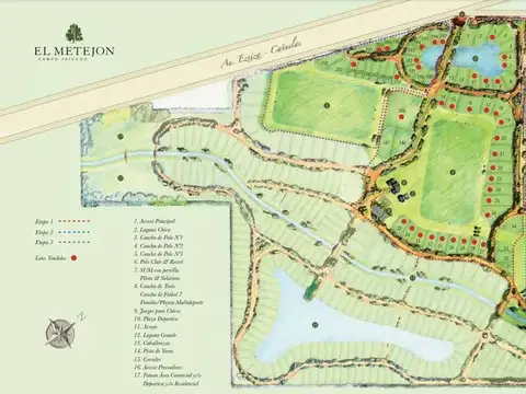 LOTE CON VISTA A LA LAGUNA -1040m²- BARRIO EL METEJON