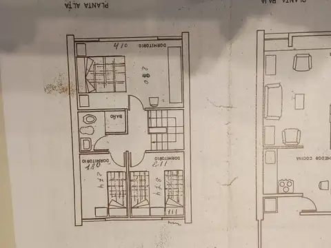 Casa 5 ambientes con 1 baño