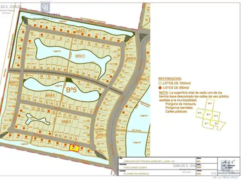 TERRENO en Venta  NUEVOS AIRES  de 800m2 en Barrio la Serena M.1 L.22