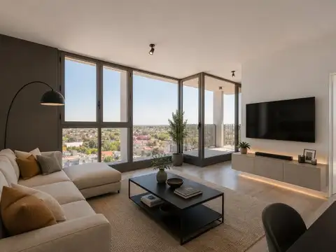 Venta 2 Ambientes en Torre Premium con con toilette y Cochera  – Vista Panorámica