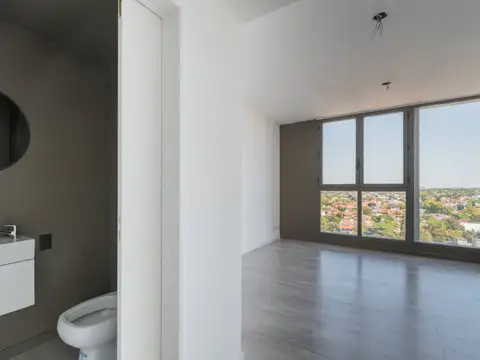 Departamento 2 ambientes con 2 baños