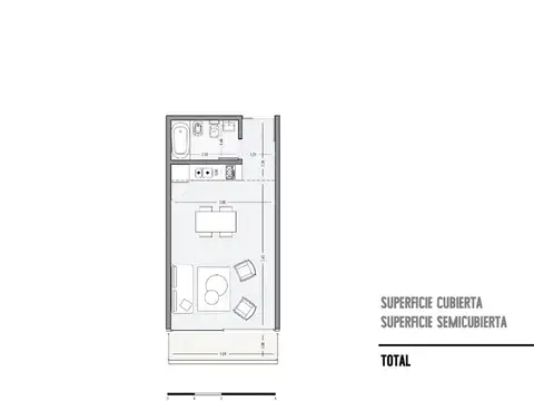 Venta Monoambiente a estrenar en San Martín