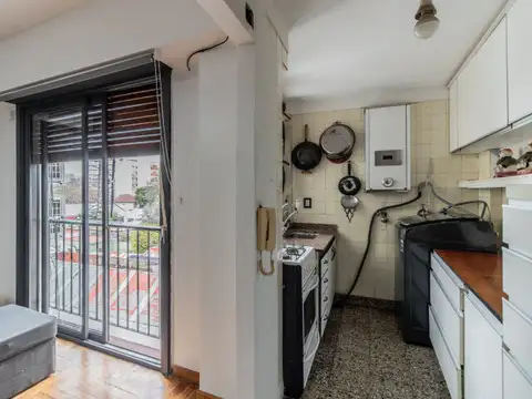 2 AMBIENTES . CONTRAFRENTE . VISTA ABIERTA. LUMINOSO