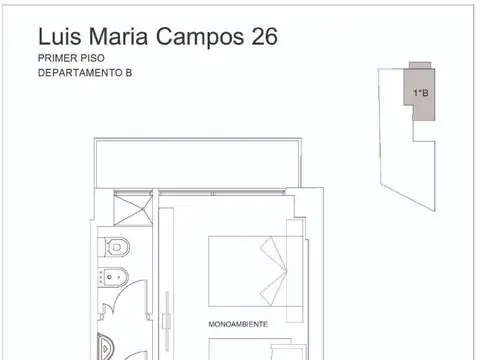 Departamento en el emprendimiento CALIX Palermo