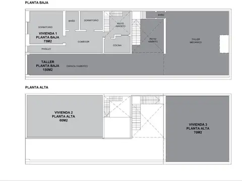 Casa Multifamiliar en Block + Taller Reparaciones