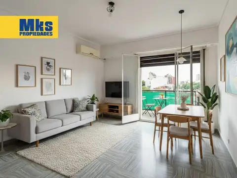 Venta. Departamento 3 ambientes. Balcón al frente.  La Boca.