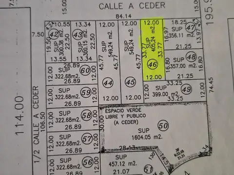 Terreno en Venta en Garin, USD 28.000