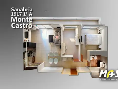 Departamento en Alquiler de 2 dormitorios