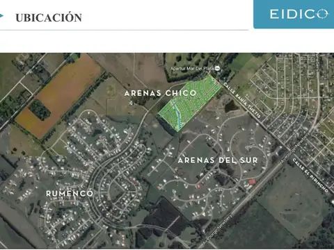 Venta lote barrio privado Arenas chico