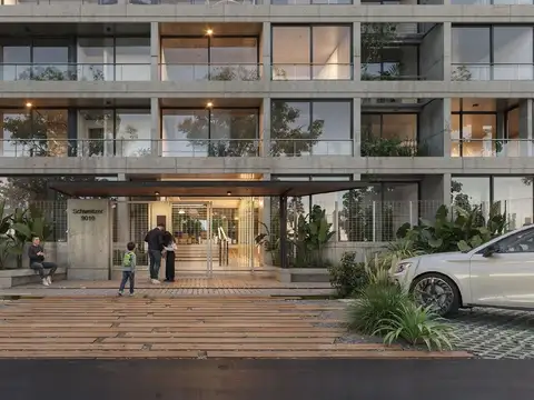 Departamento en Venta, Fisherton, Rosario, 1 dormitorio con patio y cochera