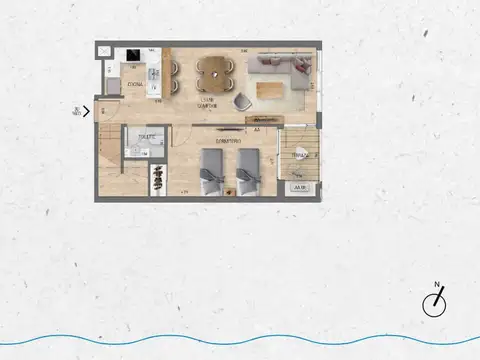 VENTA Duplex 3 dormitorios Lago Calcagno