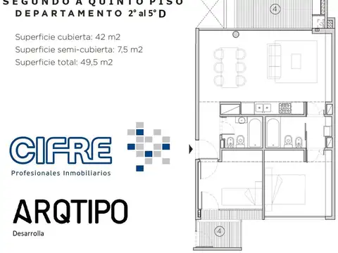 Departamento en Venta en Villa Urquiza, USD 219.500