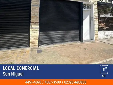 Local - Alquiler - Argentina, San Miguel - Av. Pte Juan D. Peron 2909