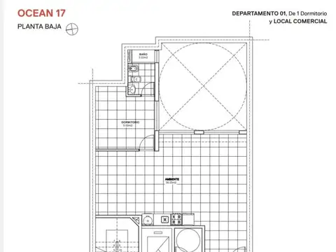 Departamento en Venta en Abasto, USD 63.000