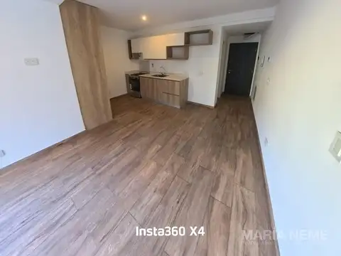 Departamento Monoambiente con patio privado