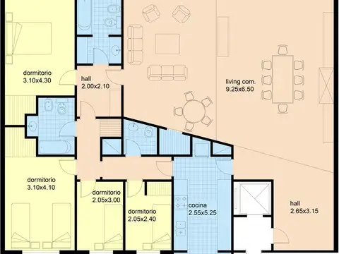 Departamento en Venta en San Nicolás, USD 249.000