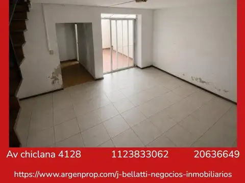Departamento - Tipo casa 2 ambientes