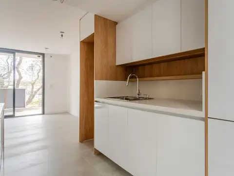 Departamento 2 ambientes con 2 baños