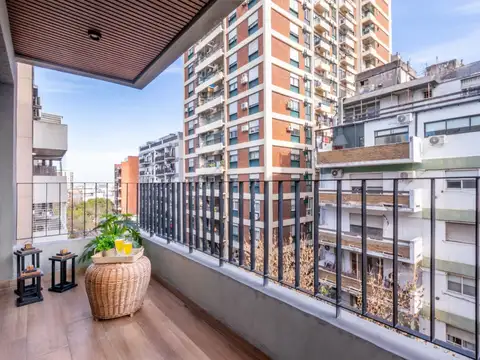 Departamento 2 ambientes con 2 baños