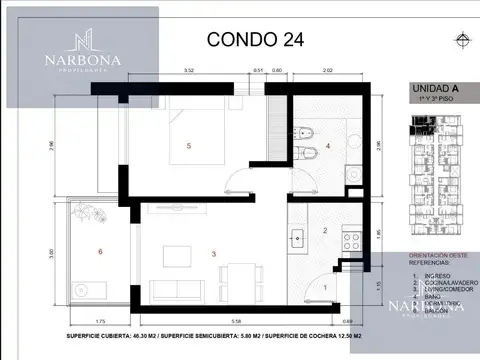 Departamento en Venta en Fisherton, USD 79.000