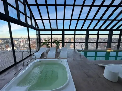 VENTA LOFT AMUEBLADO ALBERDI CON BALCÓN AMENITIES
