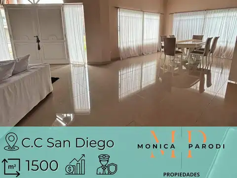 CASA EN VENTA DE 5 AMBIENTES EN COUNTRY SAN DIEGO, FRANCISCO ÁLVAREZ