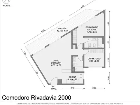 Departamento en Venta de 3 ambientes